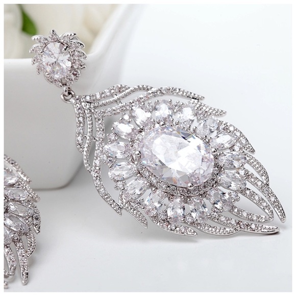 Swarovski Crystals Elani Statement Earrings - Picture 4 of 6